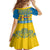 Sweden National Day 2024 Kid Short Sleeve Dress Svenska Flaggans Dag - Wonder Print Shop