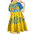 Sweden National Day 2024 Kid Short Sleeve Dress Svenska Flaggans Dag - Wonder Print Shop