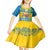 Sweden National Day 2024 Kid Short Sleeve Dress Svenska Flaggans Dag - Wonder Print Shop