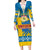 Sweden National Day 2024 Long Sleeve Bodycon Dress Svenska Flaggans Dag - Wonder Print Shop