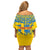 Sweden National Day 2024 Off Shoulder Short Dress Svenska Flaggans Dag - Wonder Print Shop