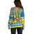 Sweden National Day 2024 Off Shoulder Sweater Svenska Flaggans Dag - Wonder Print Shop