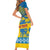 Sweden National Day 2024 Short Sleeve Bodycon Dress Svenska Flaggans Dag