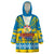 Sweden National Day 2024 Wearable Blanket Hoodie Svenska Flaggans Dag - Wonder Print Shop