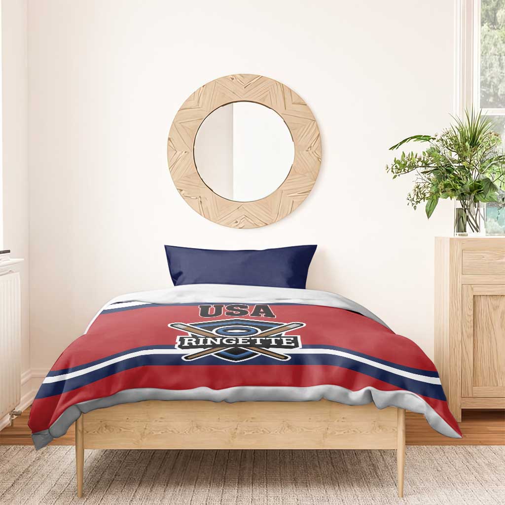 USA 2025 Ringette Bedding Set Go Champion Team Ringette USA