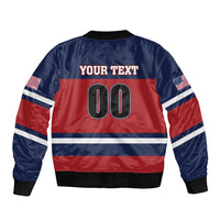 Custom USA 2025 Ringette Bomber Jacket Go Champion Team Ringette USA