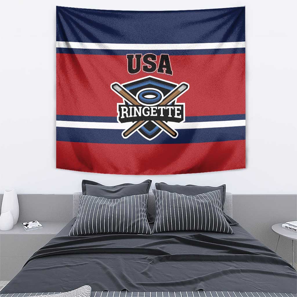 USA 2025 Ringette Tapestry Go Champion Team Ringette USA