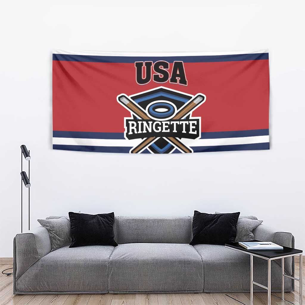USA 2025 Ringette Tapestry Go Champion Team Ringette USA
