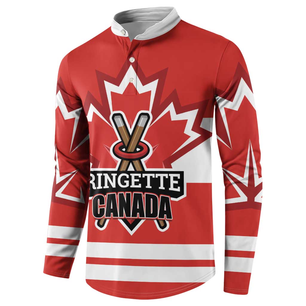 Custom Canada Ringuette Button Sweatshirt Team Canada Dominates The Game