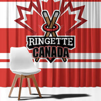 Canada Ringuette Window Curtain Team Canada Dominates The Game