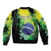 Personalized Brasil Bomber Jacket Dynamic Sporty Style