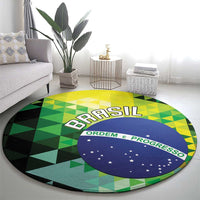 Brasil Round Carpet Dynamic Sporty Style