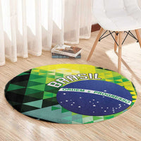 Brasil Round Carpet Dynamic Sporty Style
