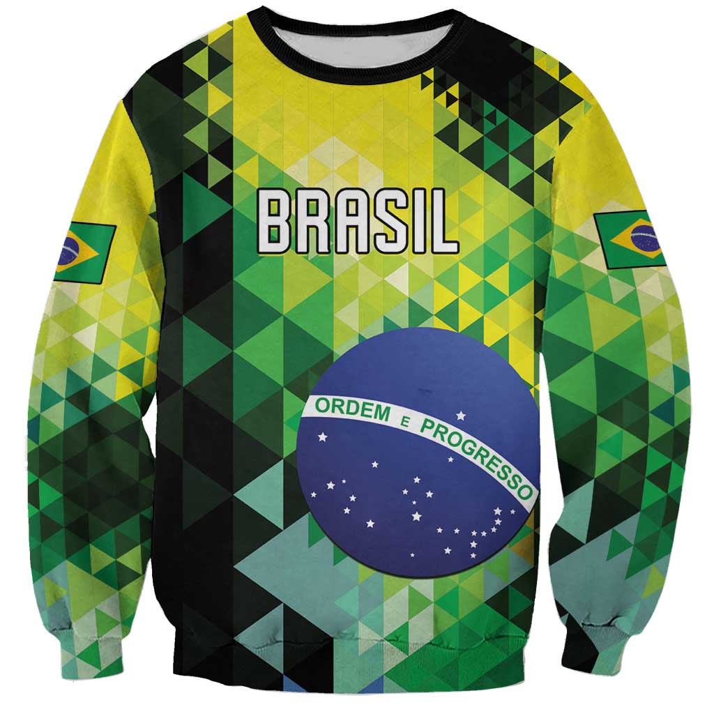 Personalized Brasil Sweatshirt Dynamic Sporty Style