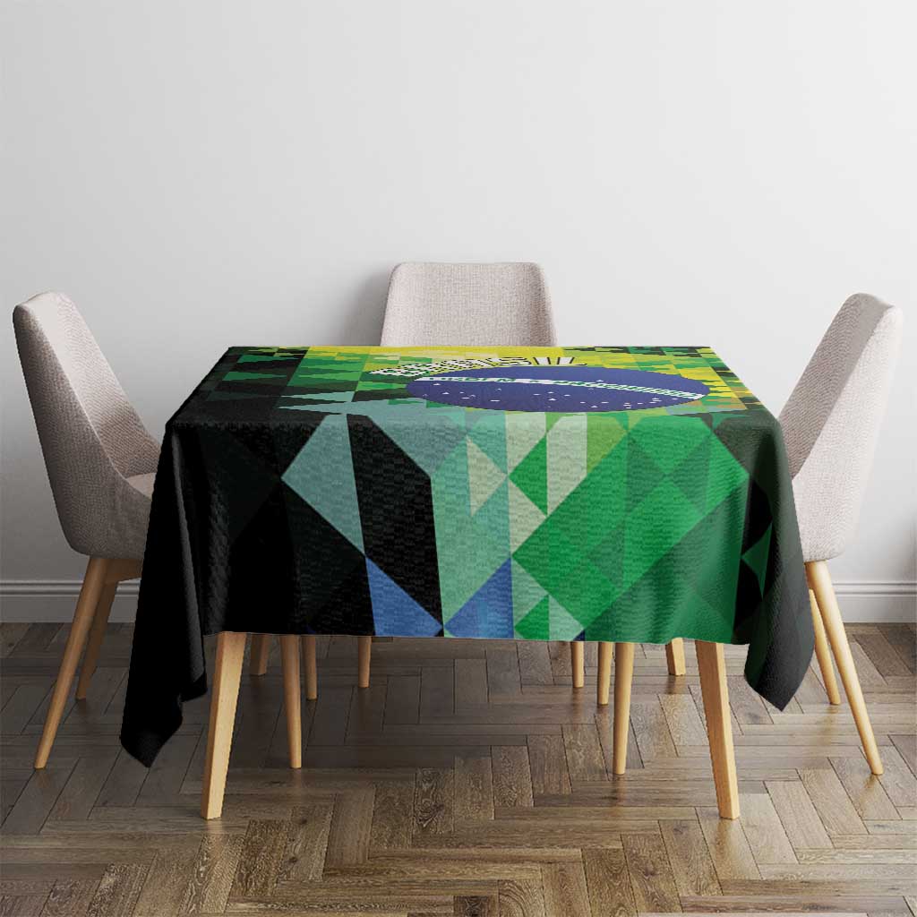 Brasil Tablecloth Dynamic Sporty Style