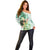 Kentucky Horse Racing Off Shoulder Sweater Fancy Lady With Derby Mint Julep Cocktail - Wonder Print Shop