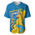 Sweden Baseball Jersey Swedish Lion With Coat Of Arms - Wonder Print Shop