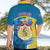 Sweden Hawaiian Shirt Swedish Lion With Coat Of Arms - Wonder Print Shop