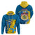 Sweden Hoodie Swedish Lion With Coat Of Arms - Wonder Print Shop