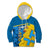 Sweden Kid Hoodie Swedish Lion With Coat Of Arms - Wonder Print Shop