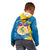 Sweden Kid Hoodie Swedish Lion With Coat Of Arms - Wonder Print Shop