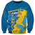 Sweden Sweatshirt Swedish Lion With Coat Of Arms - Wonder Print Shop