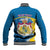 Custom Sweden Baseball Jacket Swedish Lion With Coat Of Arms - Wonder Print Shop