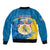 Custom Sweden Bomber Jacket Swedish Lion With Coat Of Arms - Wonder Print Shop