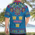 Sweden Hawaiian Shirt Swedish Three Crown Mix Scandinavian Flowers - Wonder Print Shop