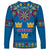 Sweden Long Sleeve Shirt Swedish Three Crown Mix Scandinavian Flowers - Wonder Print Shop