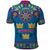 Sweden Polo Shirt Swedish Three Crown Mix Scandinavian Flowers - Wonder Print Shop