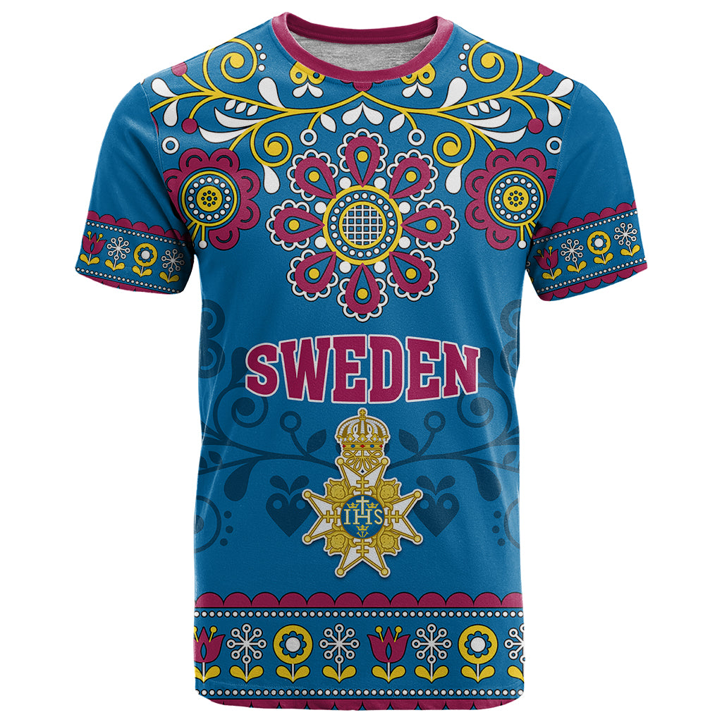 sweden-t-shirt-swedish-three-crown-mix-scandinavian-flowers