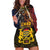 Chad Independence Day 1960 Hoodie Dress Tchad Goat and Lion African Pattern - Wonder Print Shop