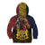 Chad Independence Day 1960 Kid Hoodie Tchad Goat and Lion African Pattern - Wonder Print Shop