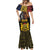 Chad Independence Day 1960 Mermaid Dress Tchad Goat and Lion African Pattern - Wonder Print Shop