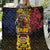 Chad Independence Day 1960 Quilt Tchad Goat and Lion African Pattern