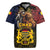 Chad Independence Day 1960 Rugby Jersey Tchad Goat and Lion African Pattern - Wonder Print Shop