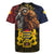 Chad Independence Day 1960 Rugby Jersey Tchad Goat and Lion African Pattern - Wonder Print Shop