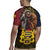 Chad Independence Day 1960 Rugby Jersey Tchad Goat and Lion African Pattern - Wonder Print Shop