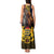 Chad Independence Day 1960 Tank Maxi Dress Tchad Goat and Lion African Pattern - Wonder Print Shop