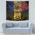 Chad Independence Day 1960 Tapestry Tchad Goat and Lion African Pattern