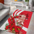 Singapore Area Rug The Merlion With Red Orchid - Wonder Print Shop