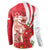 Singapore Button Sweatshirt The Merlion With Red Orchid - Wonder Print Shop