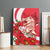 Singapore Canvas Wall Art The Merlion With Red Orchid - Wonder Print Shop