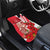 Singapore Car Mats The Merlion With Red Orchid - Wonder Print Shop