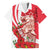 Singapore Family Matching Long Sleeve Bodycon Dress and Hawaiian Shirt The Merlion With Red Orchid - Wonder Print Shop