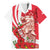 Singapore Family Matching Mermaid Dress and Hawaiian Shirt The Merlion With Red Orchid - Wonder Print Shop