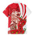 Singapore Family Matching Mermaid Dress and Hawaiian Shirt The Merlion With Red Orchid - Wonder Print Shop