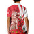 Singapore Kid Polo Shirt The Merlion With Red Orchid - Wonder Print Shop