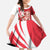 Singapore Kid Short Sleeve Dress The Merlion With Red Orchid - Wonder Print Shop